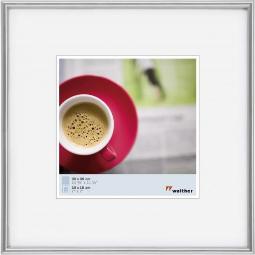 Walther Galeria            30x30 Kunststoff silber         KS330H