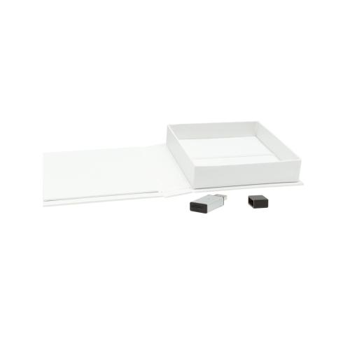 Deknudt S66DJ4 weiß          8x8 Aufbewahrungskarton USB Stick