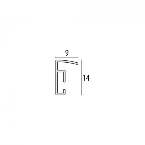 4x1 ZEP New Easy white   21x29,7 DIN A4 Kunststoff Rahmen    KW11