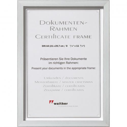 Walther Construction     21x29,7 Kunststoff silber DIN A4  JK130S