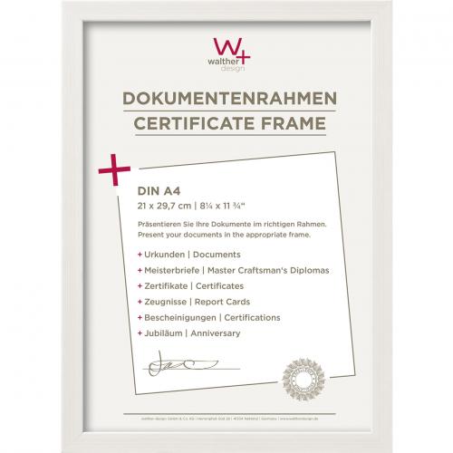 Walther Construction     21x29,7 Kunststoff weiß DIN A4    JK130W
