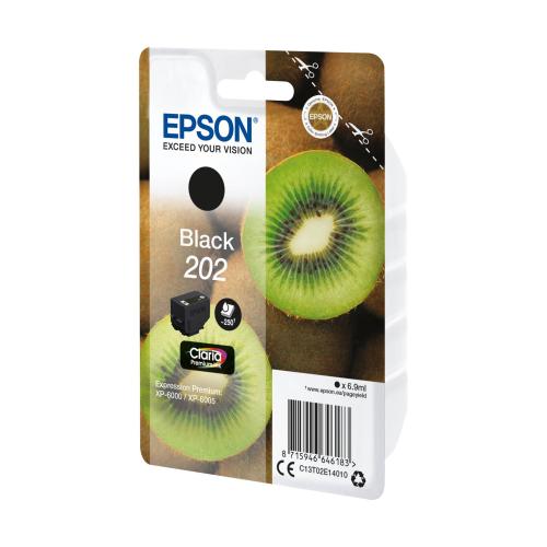 Epson Tintenpatrone schwarz Claria Premium 202        T 02E1