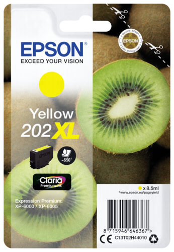 Epson Tintenpatrone yellow Claria Premium 202 XL     T 02H4