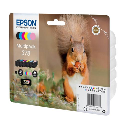 Epson Multipack Claria Photo HD T 378 (6 Farben)          T 3788