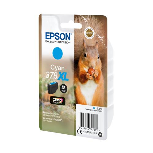 Epson Tintenpatrone cyan Claria Photo HD 378 XL    T 3792
