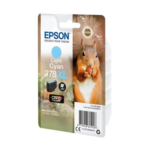 Epson Tintenpatrone light cyan Claria Photo HD 378 XL    T 3795