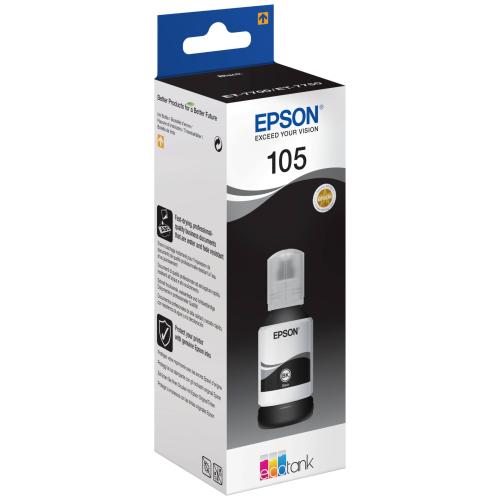 Epson EcoTank schwarz T 105 140 ml              T 00Q1