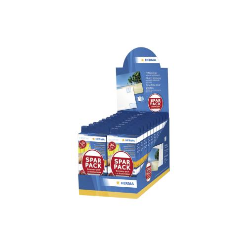 1x20 Herma Fotokleber Doppelpack 2x500 St. Sparpack im Display