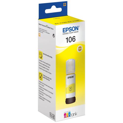 Epson EcoTank yellow T 106 70 ml               T 00R4