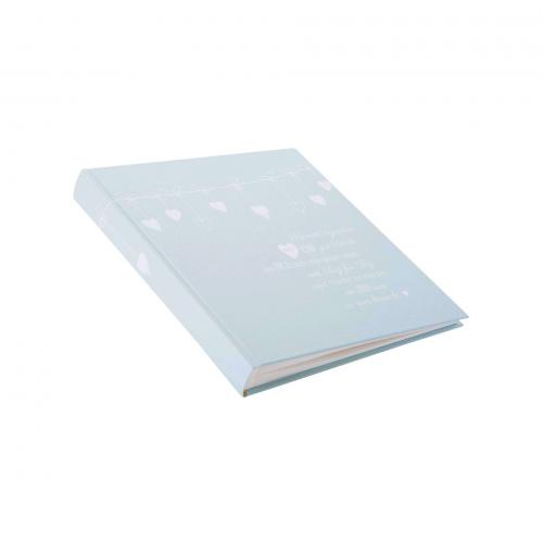 Goldbuch Poetry blue       30x31 60 weiße Seiten Babyalbum  15131