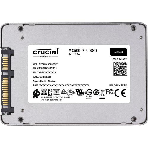 Crucial MX500 SSD 2,5" 500GB