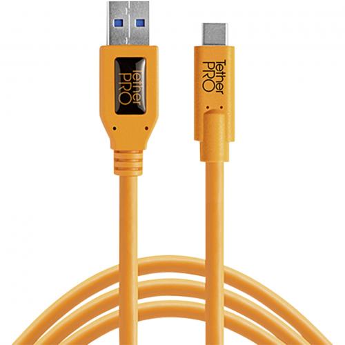 Tether Tools USB 3.0 zu USB-C 4,60m orange
