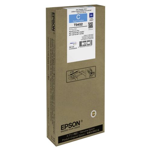 Epson WF-C5xxx Series Ink Cartr. XL cyan                   T 9452