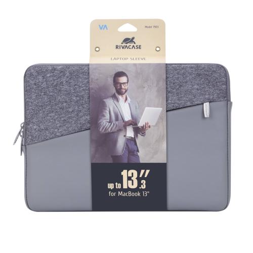 RIVACASE 7903 Laptop Sleeve 13.3" grau