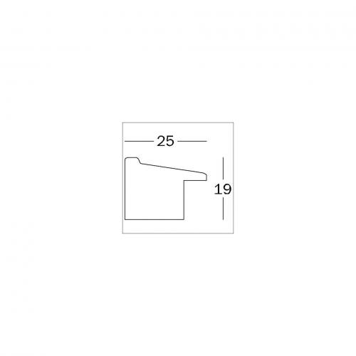 Walther Bohemian           30x40 Kunststoff creme          EN040C