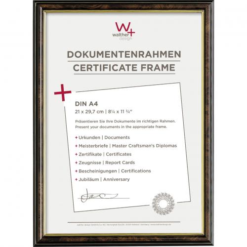 Walther Smell     DIN A4 21x29,7 Kunststoff nussbaum       JD130N