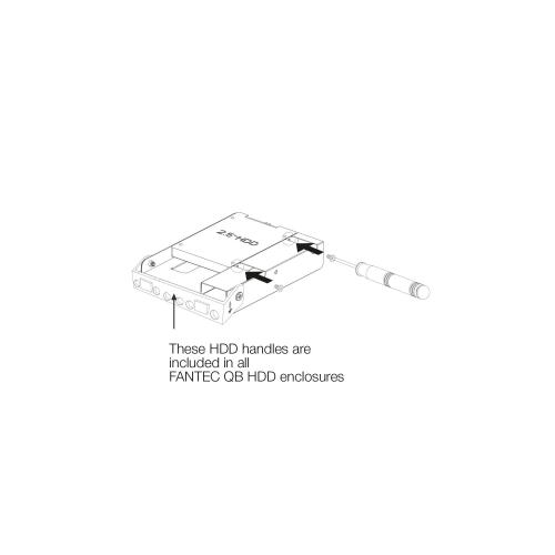 FANTEC QB-Bracket 25 Einbaurahmen für 2,5" SSDs/HDDs