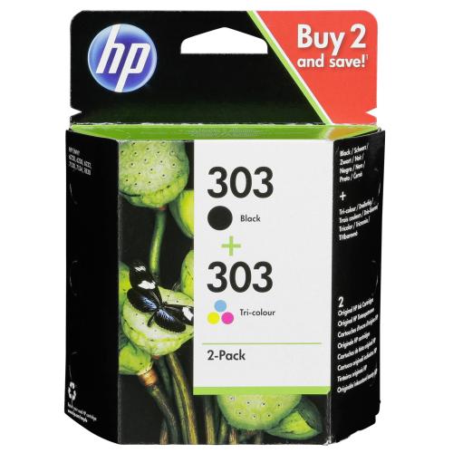 HP 3YM92AE Tintenpatronen schwarz/3-farbig No. 303