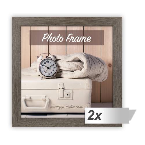2x1 ZEP Nelson 5 braun     20x20 Holz Bilderrahmen         V21205
