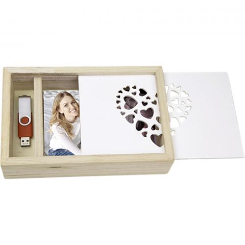ZEP Love Box USB           13x18 Holz für Fotos und Stick  CZ1257