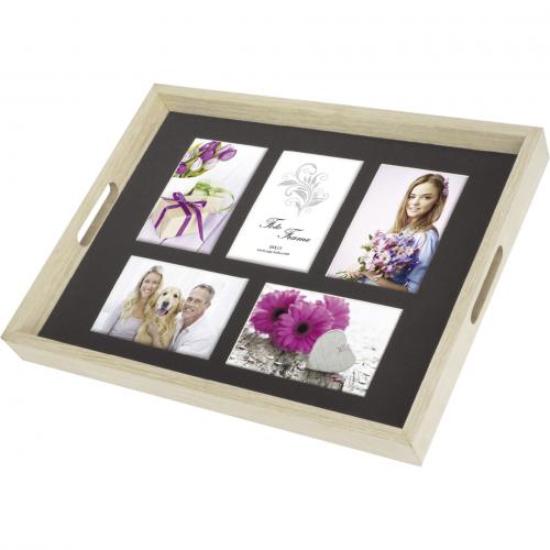 ZEP Photo Tray Natural     45x35 Holz Fototablett 5x10x15   W0099