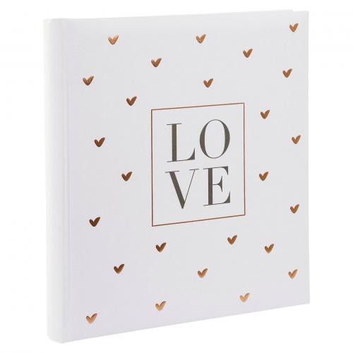 Goldbuch LOVE              30x31 60 weiße Seiten Hochzeit   08173