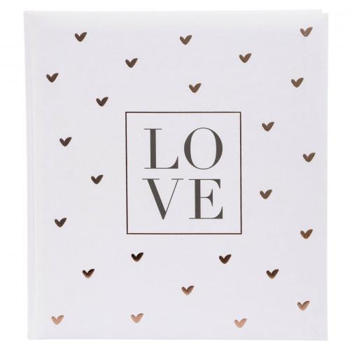 Goldbuch LOVE              30x31 60 weiße Seiten Hochzeit   08173