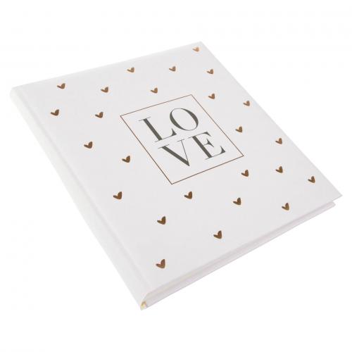 Goldbuch LOVE              30x31 60 weiße Seiten Hochzeit   08173