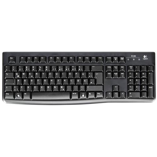 Logitech MK 120 corded Desktop USB Keyboard + Mouse