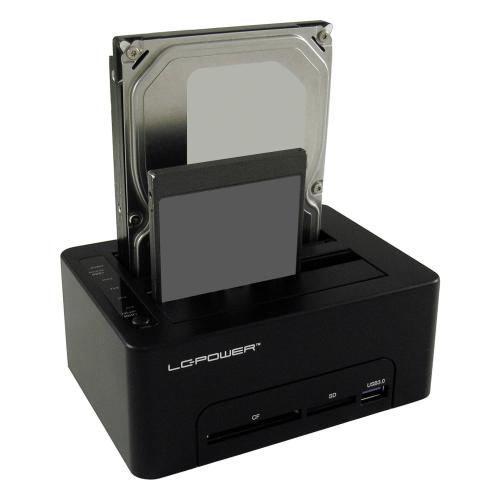 LC Power LC-DOCK-U3-CR HDD docking station CF/SD card r