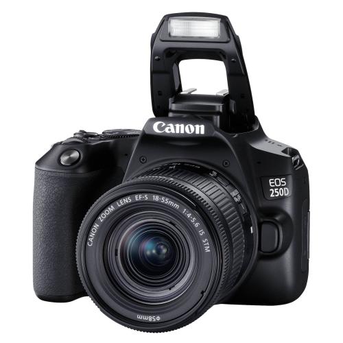 Canon EOS 250D Kit schwarz + EF-S 18-55 IS STM