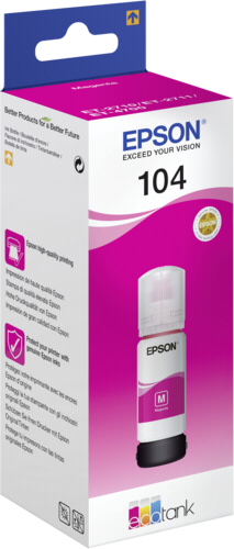 Epson EcoTank magenta T 104 65 ml               T 00P3