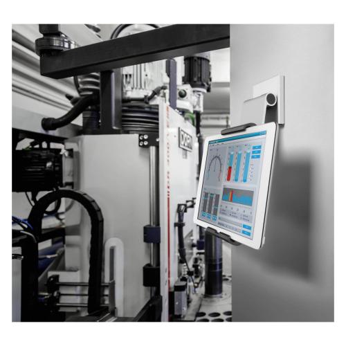 Durable Tablet Holder WALL PRO metallic silber          8935-23
