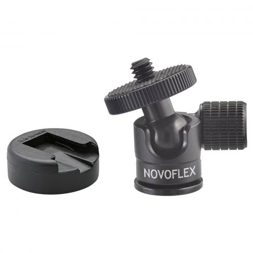 Novoflex Kugelneiger klein mit Blitzschuh