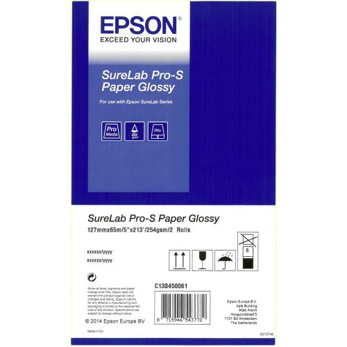 1x2 Epson SureLab Pro-S Paper BP Glossy 127 mm x 65 m 254 g