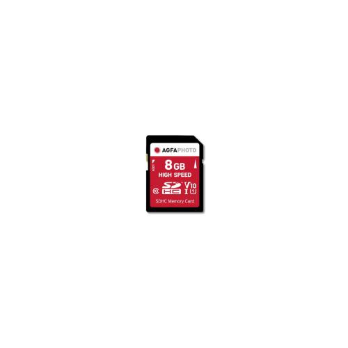 AgfaPhoto SDHC Karte         8GB High Speed Class 10 UHS I U1 V10