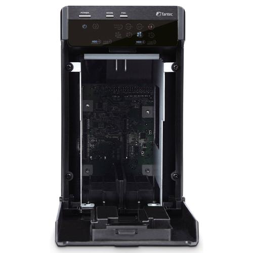 Fantec  QB-X2U31R schwarz 2 x 3,5 SATA Raid HDD USB 3.1