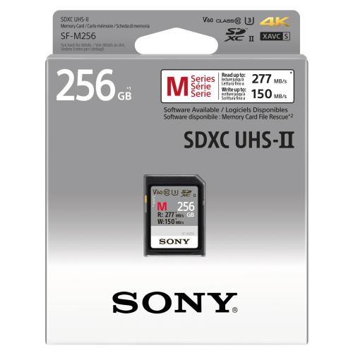 Sony SDXC M series         256GB UHS-II Class 10 U3 V60
