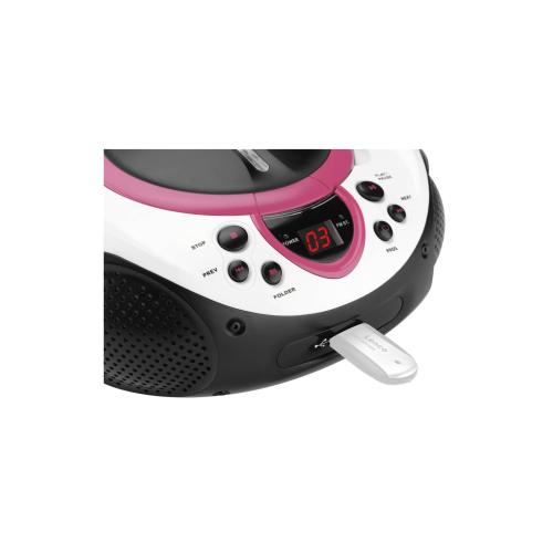 Lenco SCD-38 USB rosa