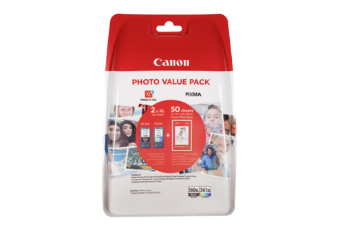 Canon PG-560 XL / CL-561 XL Photo Value Pack PP-201 10x15