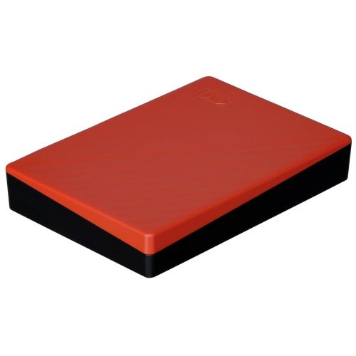 Western Digital My Passport 4TB Rot HDD USB 3.0 new