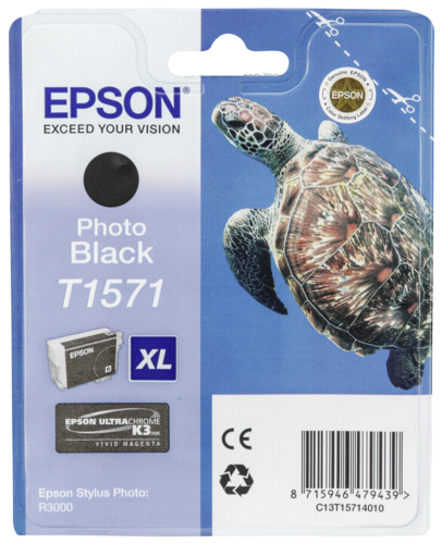 Epson Tintenpatrone photo schwarz T 157             T 1571