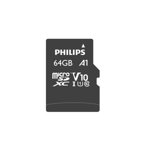 Philips MicroSDXC Card      64GB Class 10 UHS-I U1 incl. Adapter