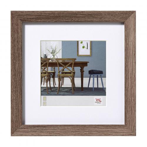 Walther Fiorito nussbaum   40x40 Holz inkl. Passepartout   EF440N