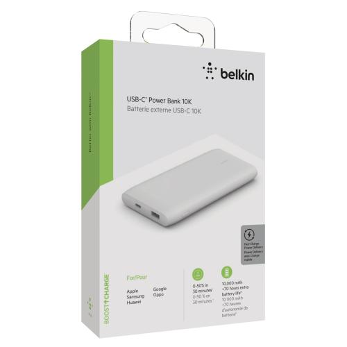 Belkin Power Bank 18W 10.000mAh Power Delivery, weiß  BPB001btWH