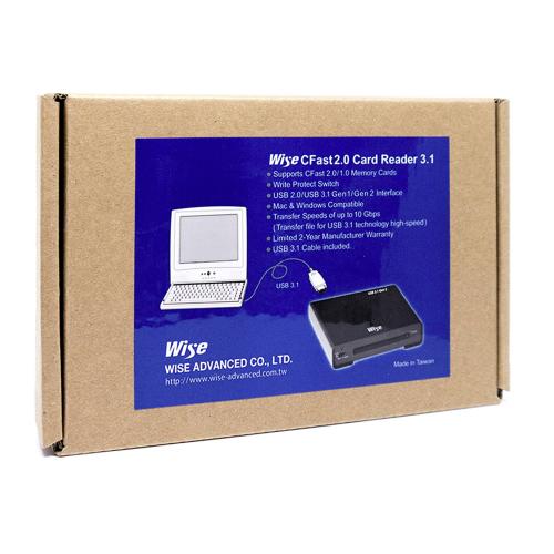 Wise CFast 2.0 USB 3.1 Card Reader
