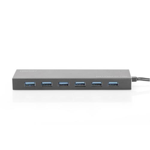 DIGITUS USB 3.0 Hub 7-port Inkl. 5V/3,5A Netzteil