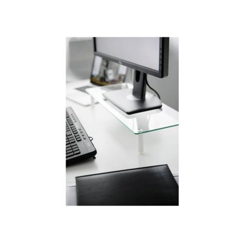 DIGITUS Glas Monitorerhöhung 560x210x80mm bis 20 kg
