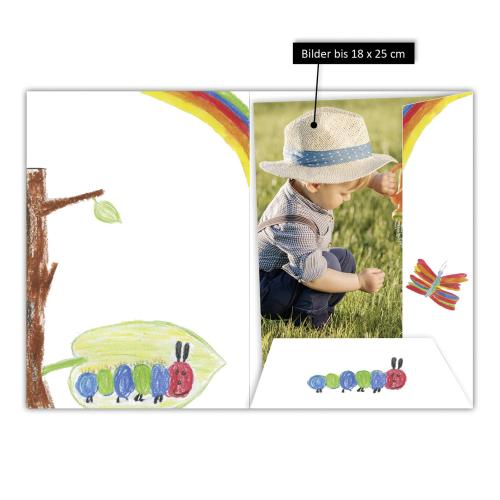 1x10 Daiber Flügelmappen Raupe für max.Bildformat 18x25cm 13411