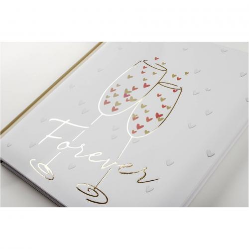 Walther Cheers           28x30,5 50 weiße Seiten Hochzeit   UH162